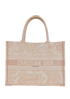 Medium Book Tote, £1,100, Handbags, Pink, Canvas, Front view
